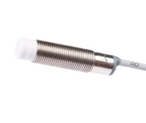KN120100, Czujnik pojemnościowy M12x1,50dł. , VA, 10-35V DC, 250mA, Sn:0,5-10/2m kabel, IPF ELECTRONIC