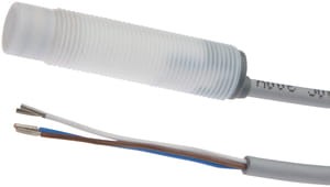 KN12C606, Czujnik pojemnościowy 100°C M12x1/50dł. , PTFE, 10-35V DC, 250mA, Sn:0,5-10, no/nc, 2m Sil-kabel, IPF ELECTRONIC