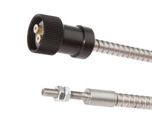 LT10E082, Czujnik odbiciowy M4,1000 dł.,300°C, podobny LT100305,Szklane włókno,V2A, IPF ELECTRONIC