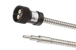 LT25C407, Czujnik odbiciowy 3,5 okrągły,2500 dł.,300°C, podobny LTxx0309,Szklane włókno,V2A, IPF ELECTRONIC