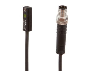 MZ07E177, Czujnik magnetyczny,na cylindry 6,3x5,2x20, 10-30V DC,150mA,pnp,no,M8-kabelwtyczka300mm, IPF ELECTRONIC