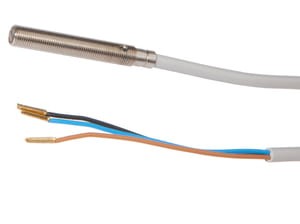 OE050100, Czujnik optyczny, odbiornik M5x0, 5/35dł., VA, 10-30V DC, 100mA, Sn:250/2m kabel, IPF ELECTRONIC