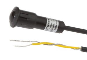 OE10E138, Optical sensor,receiver 10/16round,45long,snap-in,safe, connection to ampilifer,5m cable, IPF ELECTRONIC