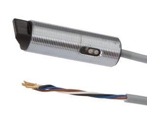 OE18040C, Optical sensor,receiver90° M18x1/62long, 10-35V DC,200mA,Sn:20m,2m cable, IPF ELECTRONIC