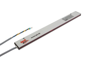 OE270105, Optic sensor, reciever, mesh 12 10x260x27, 24V DC, 200mA, no, Al, detection field height88/4m cable, IPF ELECTRONIC