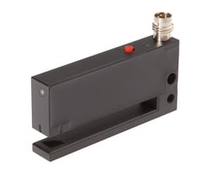OG05057A, Czujnik optyczny, widełkowe/5, teach 60x28, 5x10, 10-35V DC, 200mA, M8 wtyczka 4-pin, taktowany, IPF ELECTRONIC