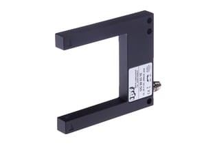 OG50037E, Czujnik optyczny, widełkowe/50, teach 80x70x10, 10-35V DC, 200mA, M8 wtyczka 4-pin, taktowany, IPF ELECTRONIC