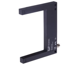 OG800374, Czujnik optyczny, widełkowe/80, teach 80x100x10, 10-35V DC, 200mA, M8 wtyczka, taktowany, IPF ELECTRONIC
