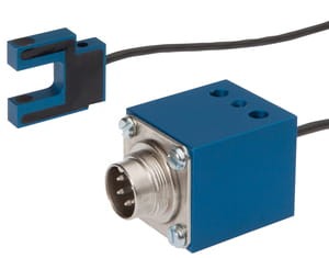 OGSI0296, Czujnik optyczny, widełkowy/10/10 26,5x24x6,IR,Bl0,6,  podłączenie do wzmacniacza/Binder680-Kbl wtyczka  500mm, IPF ELECTRONIC