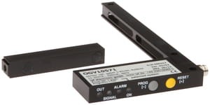 OGV10571, Czujnik optyczny, widełkowe/5-85/60 127x71x10, czerwony kolor, 12-30V DC, 200mA, 4kHz, M8 wtyczka, IPF ELECTRONIC