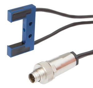 OHSI0117, Czujnik optyczny,rahmen20x10 21x36x5,offen,  podłączenie do wzmacniacza,1m Kabel, IPF ELECTRONIC