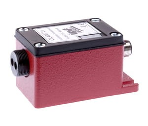 OL400721, optic sensor, fiber optic amplifier 40x42x83, 5, 10-36V DC, 400mA, alarm, M12 plug 4-pin, IPF ELECTRONIC