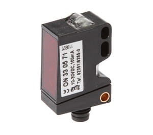 ON330571, Optical sensor,taplug -reflex 13x39x23,red light,punkt,teach, 10-30VDC,100mA,Sn:30-300,M8-plug4pol, IPF ELECTRONIC