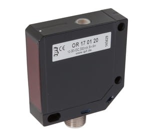 OR170120, Czujnik optyczny, refleksyjny 15, 4x50x50teach-in, 10-30V DC, 200mA, Sn:6m, M12-wtyczka  4-pin, IPF ELECTRONIC