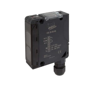 OR285906, Optical sensor,reflex 28x85x70,red light,Polf.,Hzg., 24-240V AC/24-60V DC,Rel,time,Sn:20m,jam, IPF ELECTRONIC