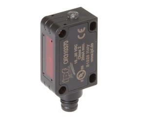 OR310370, Optical sensor,reflex 12x31,5x20,red light,polf, 10-30VDC,100mA,Sn:6m,M8-plug4pol, IPF ELECTRONIC