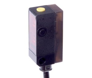 OT140406, Czujnik optyczny, obudowa 12x27x14, czerwone światło, HGA, 10-30V DC, 100mA, Sn:20-120/2m kabel, IPF ELECTRONIC