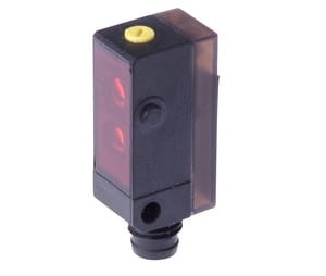 OT140479, Optical sensor,taplug er 12x33,5x14,red light,punkt,HGA, 10-30VDC,100mA,Sn:25-120,M8-plug4pol, IPF ELECTRONIC