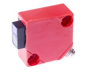 OT150471, Czujnik optyczny, obudowa 15x30x30, czerwone światło, HGA, 10-36V DC, 200mA, Sn:150, M8-wtyczka 4-pin, IPF ELECTRONIC