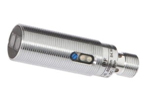 OT180425, Optical sensor,taplug er M18x1/63,5lg,red light, 10-35V DC,200mA,Sn:600,M12-plug4pol, IPF ELECTRONIC