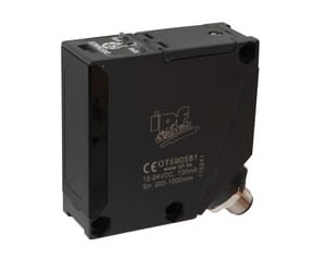 OT590581, Optical sensor,taplug er 26x68x68,HGA/VGA, 12-24VDC±10%,100mA,Sn:200-1000,Zt,M12plug 4p, IPF ELECTRONIC