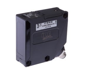 OT590586, Optical sensor,taplug er 26x68x68,HGA/VGA, 12-24VDC±10%,100mA,Sn:200-2500,Zt,M12plug 4p, IPF ELECTRONIC