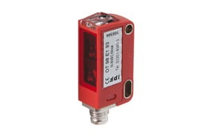 OT98E193, Optical sensor,taplug er 11,4x41,9x18,3,red light,HGA, 10-30V DC,100mA,no/nc,Sn:5-450,M8-plug ck4p, IPF ELECTRONIC