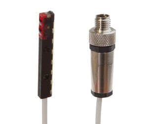 OTQ4C977, Optical sensor,taplug er 4x44x6,2,red light,HGA, OTQ40100,M8-cableplug,cable 2m, IPF ELECTRONIC