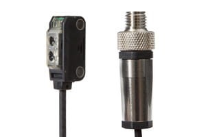 OTQ80170, Czujnik optyczny, obudowa 8, 2x22x12, 3, 12-24V DC, 50mA, Sn:6-14, M8-wtyczka kabel o dł.300mm, IPF ELECTRONIC