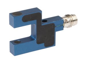 PG106571, Czujnik laserowy, widełkowe/10 31, 5x24x6, Kl1, IR, 12-30V DC, 100mA, pnp/npn, M8-wtyczka 4-pin, IPF ELECTRONIC