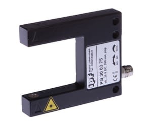 PG300375, Czujnik laserowy, widełkowe/30 60x50x10, 10-35V DC, 200mA, Klasa 1, M8-wtyczka, IPF ELECTRONIC