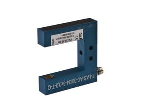 PG30A580, Czujnik laserowy, widełkowy/30 55x58x12,Kl2, 12-32V DC,100mA,pnp,nc,Bl3x0,3,M8St3p, IPF ELECTRONIC