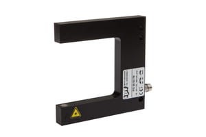 PG500370, Czujnik laserowy, widełkowe/50 80x80x10, 10-35V DC, 200mA, Klasa 1, M8-wtyczka, IPF ELECTRONIC