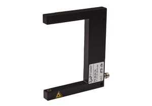 PG800375, Czujnik laserowy, widełkowe/80 80x100x10, 10-35V DC, 200mA, Klasa 1, M8-wtyczka, IPF ELECTRONIC