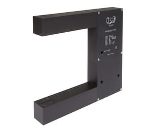 PGK0014F, sensor laser, fork,row/100 160x150x24,Fldh.16mm, 15-30V DC,2xPP,a4-20mA,Kl2,Aufl 16µm, sockets, IPF ELECTRONIC