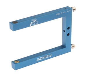 PGSI0257, Czujnik laserowy, widełkowy/50/80 70x96x10,Kl2,  podłączenie do wzmacniacza,Bl4x0,5,M8- wtyczka 3+4pol, IPF ELECTRONIC