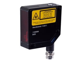 PR160470, Laser sensor,reflex 12,4x35x35,red light, 10-30V DC,100mA,Sn:7m,M8-plug 4pol, IPF ELECTRONIC