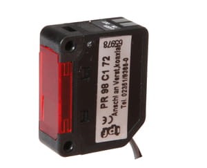 PR98C172, Laser sensor,reflex 11,2x31x25, connection to ampilifer ,koaxial,2m cable/plug, IPF ELECTRONIC