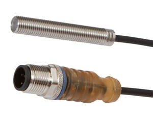 PT080320, Laser sensor,taplug er M8x1/50long,TOF,Kl.1, 10-30V DC,100mA,Sn:5-150,M12-cableplug4pol, IPF ELECTRONIC