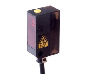 PT140400, Laser sensor,taplug er 12x27x16,3/red light,HGA, 11-30V DC,100mA,Sn:130/2m cable, IPF ELECTRONIC
