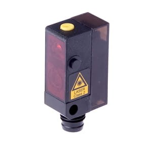 PT140470, Laser sensor,taplug er 12x33,5x16,3/red light,HGA, 11-30V DC,100mA,Sn:130,M8-plug4pol, IPF ELECTRONIC