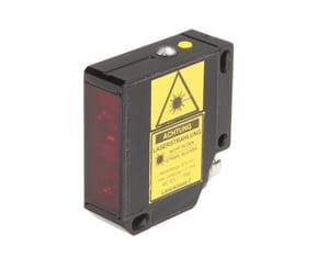 PT160371, Czujnik laserowy,dyfuzyjny 12,4x37x34,5,teach,HGA, 12-28V DC,100mA,Sn:16-120,M8-wtyczka4p, IPF ELECTRONIC
