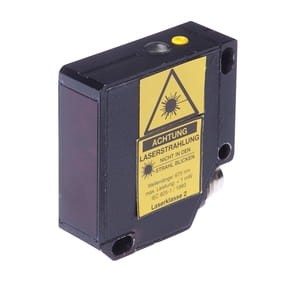 PT16C031, Laser sensor,plug ufe,teach 12,4x37x34,5, 12-28V DC,100mA,pnp,Sn:16-120,M8-plug 4p, IPF ELECTRONIC