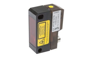PT431470, Laser sensor,taplug er 14,8x43x32,5,HGA, 10-30VDC,100mA,Sn:350,M8-plug4pol, IPF ELECTRONIC