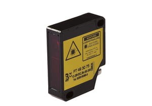 PT493075, Laser sensor,ana,teach 13,4x48,2x40, 12-28V DC,0-10V,Sn:50-350,linie,M8-plug 4p, IPF ELECTRONIC