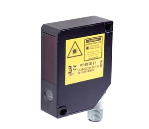 PT650021, laser sensor, analog 20, 4x65x50, 12-28V DC, Sn30-130, point, M12plug 5-pin, IPF ELECTRONIC