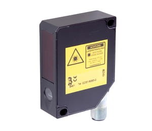 PT650028, Czujnik laserowy, analogowy 20, 4x65x50, teach, 12-28V DC, a4-20mA, Sn100-600, punkt, M12wtyczka 5-pin, IPF ELECTRONIC