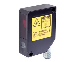 PT653024, laser sensor, analog 20, 4x65x50, 12-28V DC, Sn200-1000, lines, M12plug 5-pin, IPF ELECTRONIC