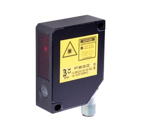 PT660022, Laser sensor,analog,teach 20,4x65x50, 12-28V DC,Sn50-300,punkt,M12plug8p, IPF ELECTRONIC