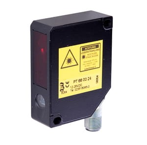 PT660024, Laser sensor,analog,teach 20,4x65x50, 12-28V DC,Sn200-1000,punkt,M12plug8p, IPF ELECTRONIC